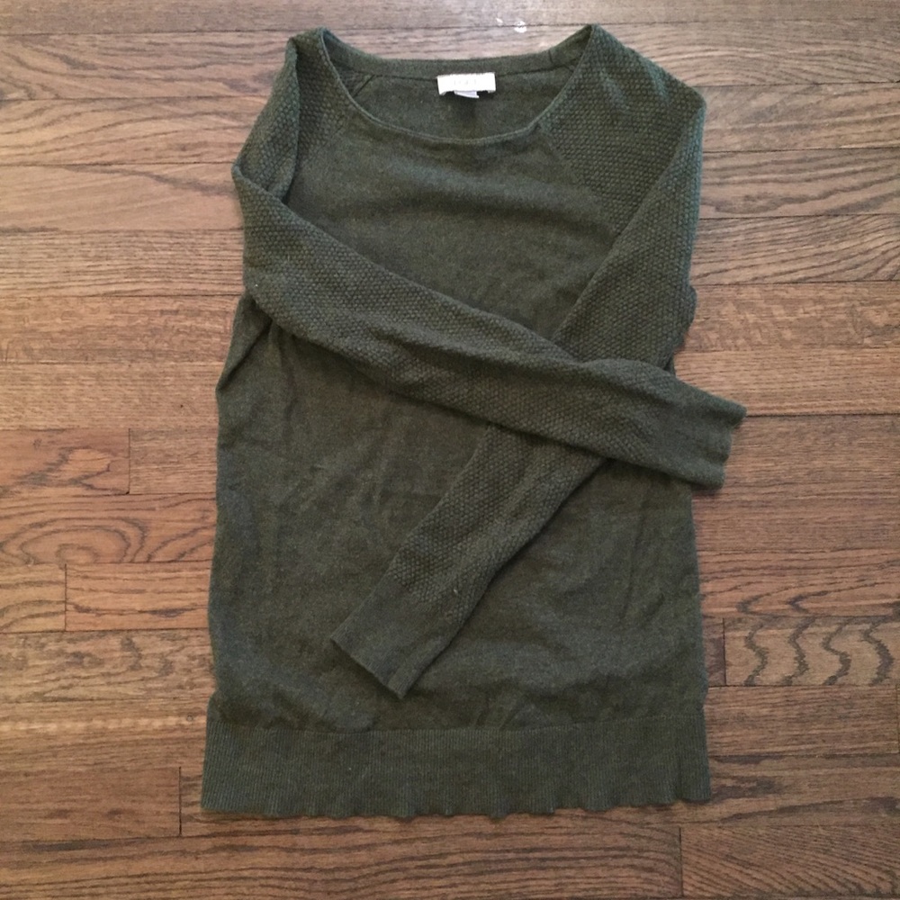 Dark green LOFT sweater